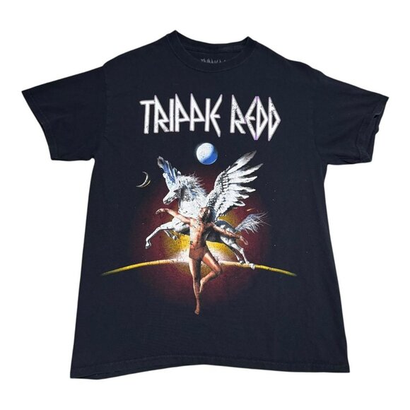 Trippie Redd 100% Cotton 1400 Pegasus. Black Shirt Adult Medium‎ - Picture 1 of 7